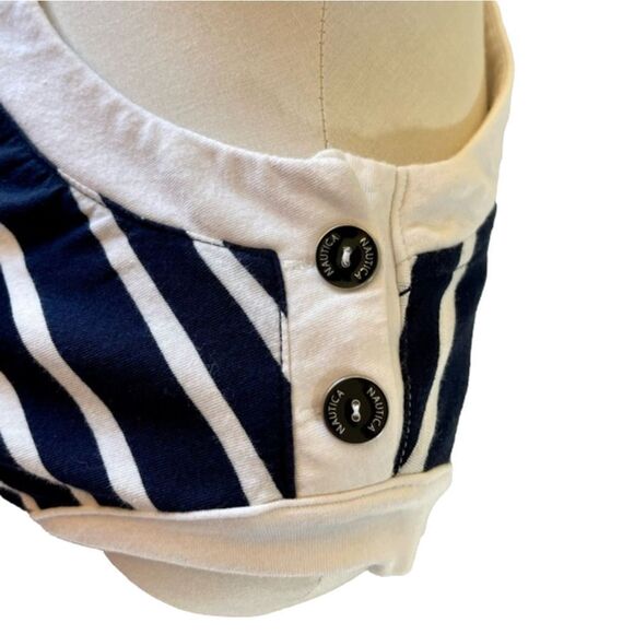 NAUTICA Navy/White Striped Sleeveless Top | EUC | Medium - Picture 3 of 8